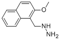 (2-Methoxy-naphthalen-1-ylmethyl)-hydrazine Structure,887592-83-8Structure