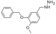 (3-Benzyloxy-4-methoxy-benzyl)-hydrazine Structure,887594-05-0Structure