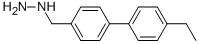 (4-Ethyl-biphenyl-4-ylmethyl)-hydrazine Structure,887594-26-5Structure