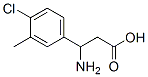 3-Amino-3-(4-chloro-3-methyl-phenyl)-propionic acid Structure,887594-50-5Structure