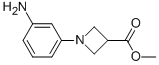 1-(3-Amino-phenyl)-azetidine-3-carboxylic acid methyl ester Structure,887595-89-3Structure