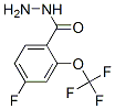 4-Fluoro-2-trifluoromethoxy-benzoic acid hydrazide Structure,887596-89-6Structure