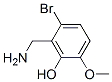 2-Bromo-5-methoxy-6-hydroxybenzylamine Structure,887596-91-0Structure