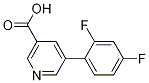 5-(2,4-Difluorophenyl)-3-pyridinecarboxylic acid Structure,887973-46-8Structure