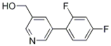 5-(2,4-Difluorophenyl)-3-pyridinemethanol Structure,887974-19-8Structure