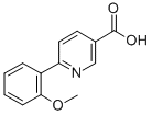 6-(2-Methoxyphenyl)-3-pyridinecarboxylic acid Structure,887976-03-6Structure