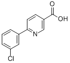 6-(3-Chlorophenyl)-3-pyridinecarboxylic acid Structure,887976-19-4Structure