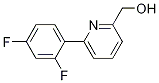 6-(2,4-Difluorophenyl)-2-pyridinemethanol Structure,887981-41-1Structure