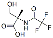 Serine, 2-methyl-n-(trifluoroacetyl)- (9ci) Structure,888073-41-4Structure