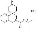 Spiro[isoquinoline-4(4h),4-piperidine]-2(3h)-carboxylic acid1,1-dimethylethylestermonohydrochloride Structure,889139-52-0Structure