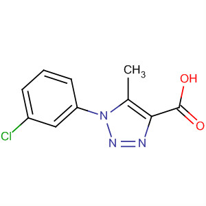 1-(3-Chlorophenyl)-5-methyl-1h-1,2,3-triazole-4-carboxylicacid Structure,88958-14-9Structure