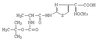 2-[2-(Boc-L-alanyl)aminothaizol-4-yl]-2-methoxyimino acetic acid Structure,88970-81-4Structure