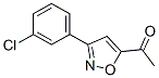 5-Acetyl-3(3-chlorophenyl)-isoxazole Structure,889939-01-9Structure