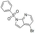 4-Bromo-1-(phenylsulfonyl)-1H-pyrrolo[2,3-b]pyridine Structure,889939-25-7Structure