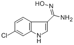 (E)-6-chloro-n’-hydroxy-1h-indole-3-carboxamidine Structure,889942-64-7Structure