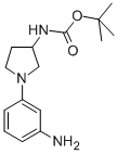 [1-(3-Amino-phenyl)-pyrrolidin-3-yl]-carbamicacidtert-butylester Structure,889948-29-2Structure