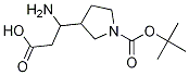 3-Amino-3-(1-boc-3-pyrrolidyl)propanoic acid Structure,889949-27-3Structure