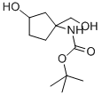 (3-Hydroxy-1-hydroxymethyl-cyclopentyl)-carbamic acid tert-butyl ester Structure,889956-86-9Structure