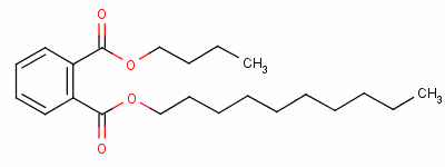 Butyl-n-decyl phthalate(technical) Structure,89-19-0Structure