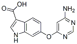 6-(6-Amino-pyrimidin-4-yloxy)-1h-indole-3-carboxylic acid Structure,890130-07-1Structure