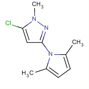 5-Chloro-3-(2,5-dimethyl-1h-pyrrol-1-yl)-1-methyl-1h-pyrazole Structure,89088-52-8Structure