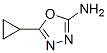 5-Cyclopropyl-1,3,4-oxadiazol-2-amine Structure,89179-60-2Structure