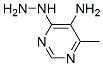 Pyrimidine, 5-amino-4-hydrazino-6-methyl- (7ci) Structure,89211-54-1Structure