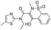 4-Hydroxy-n,2-dimethyl-n-(5-methyl-1,3-thiazol-2-yl)-2h-1,2-benzothiazine-3-carboxamide 1,1-dioxide Structure,892395-41-4Structure