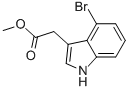 (4-Bromo-1h-indol-3-yl)-acetic acid methyl ester Structure,89245-37-4Structure