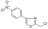 2-(Chloromethyl)-4-(4-nitrophenyl)-1,3-thiazole Structure,89250-26-0Structure