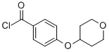 4-(Tetrahydropyran-4-yloxy)benzoyl chloride Structure,892501-93-8Structure