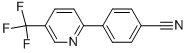 4-[5-(Trifluoromethyl)pyrid-2-yl]benzonitrile Structure,892501-99-4Structure