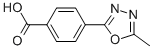 4-(5-Methyl-1,3,4-oxadiazol-2-yl)benzoic acid Structure,892502-28-2Structure