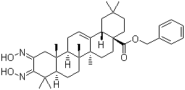 2,3-Bis(hydroxyimino)olean-12-en-28-oic acid phenylmethyl ester Structure,892869-53-3Structure