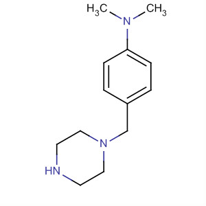 N,N-Dimethyl-N-[4-(piperazin-1-ylmethyl)phenyl]-amine Structure,89292-79-5Structure