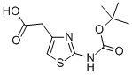 (2-Tert-butoxycarbonylamino-thiazol-4-yl)-acetic acid Structure,89336-46-9Structure