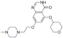 7-(2-(4-Methylpiperazin-1-yl)ethoxy)-5-((tetrahydro-2h-pyran-4-yl)oxy)quinazolin-4(3h)-one Structure,893428-67-6Structure