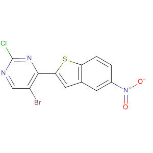 5-Bromo-2-chloro-4-(5-nitrobenzo[b]thien-2-yl)pyrimidine Structure,893433-78-8Structure