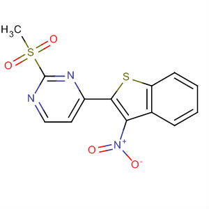 2-(Methylsulfonyl)-4-(3-nitrobenzo[b]thien-2-yl)pyrimidine Structure,893434-93-0Structure