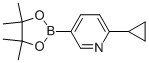 Pyridine, 2-cyclopropyl-5-(4,4,5,5-tetramethyl-1,3,2-dioxaborolan-2-yl)- Structure,893567-09-4Structure