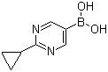 (2-Cyclopropylpyrimidin-5-yl)boronicacid Structure,893567-15-2Structure