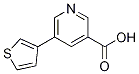 5-(Thiophen-3-yl)pyridine-3-carboxylic acid Structure,893723-32-5Structure