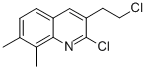 2-Chloro-3-(2-chloroethyl)-7,8-dimethylquinoline Structure,893724-67-9Structure