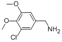 3-Chloro-4,5-dimethoxybenzenemethanamine Structure,893725-10-5Structure