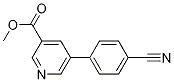 Methyl 5-(4-cyanophenyl)pyridine-3-carboxylate Structure,893735-10-9Structure