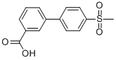 4-Methanesulfonyl-biphenyl-3-carboxylic acid Structure,893736-70-4Structure