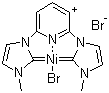 Bromo[(2,6-pyridinediyl)bis(3-methyl-1-imidazolyl-2-ylidene)]nickel bromide Structure,894102-11-5Structure