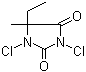 Dichloro-5-ethyl-5-methylhydantoin Structure,89415-87-2Structure