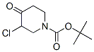 3-Chloro-4-oxo-piperidine-1-carboxylic acid tert-butyl ester Structure,89424-04-4Structure