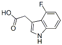 4-Fluoro-3-indoleacetic acid Structure,89434-03-7Structure